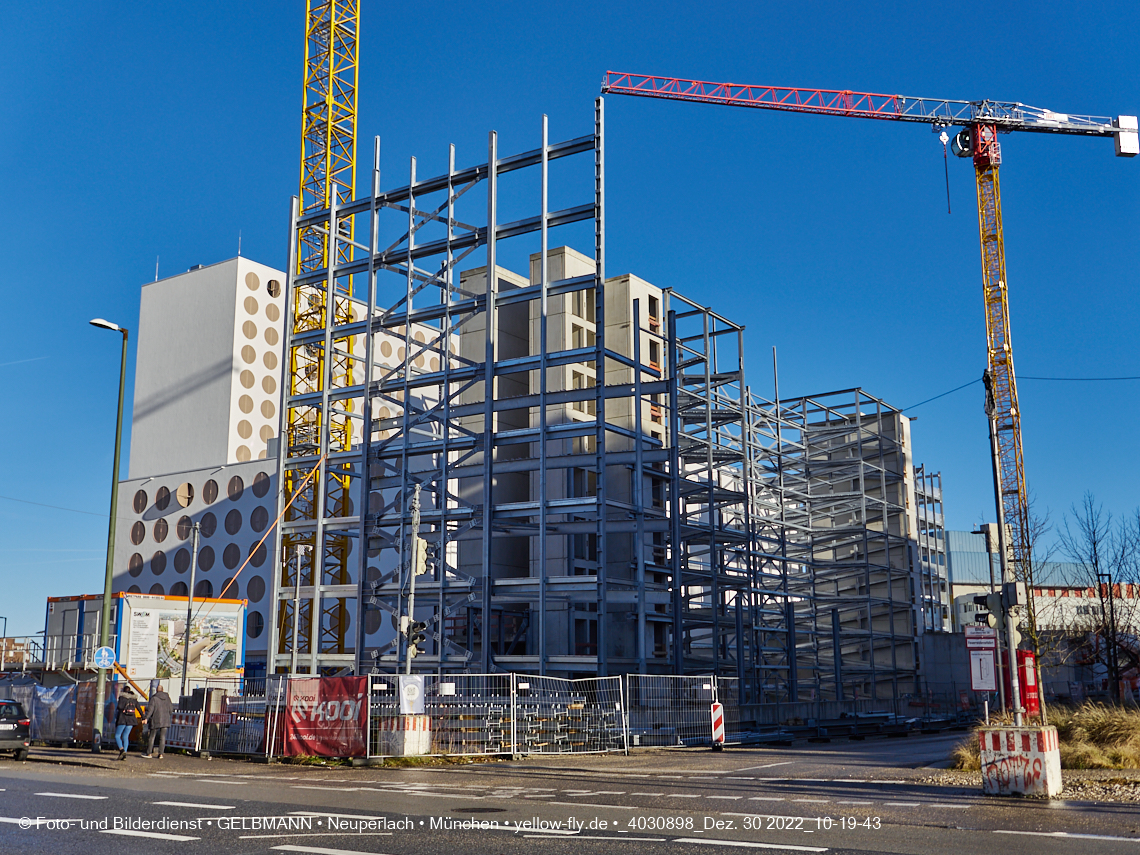 30.12.2022 - Baustelle R.EVO in Neuperlach-Süd